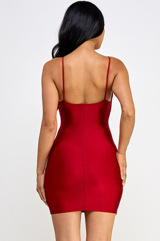 Side Wrap Mini Dress