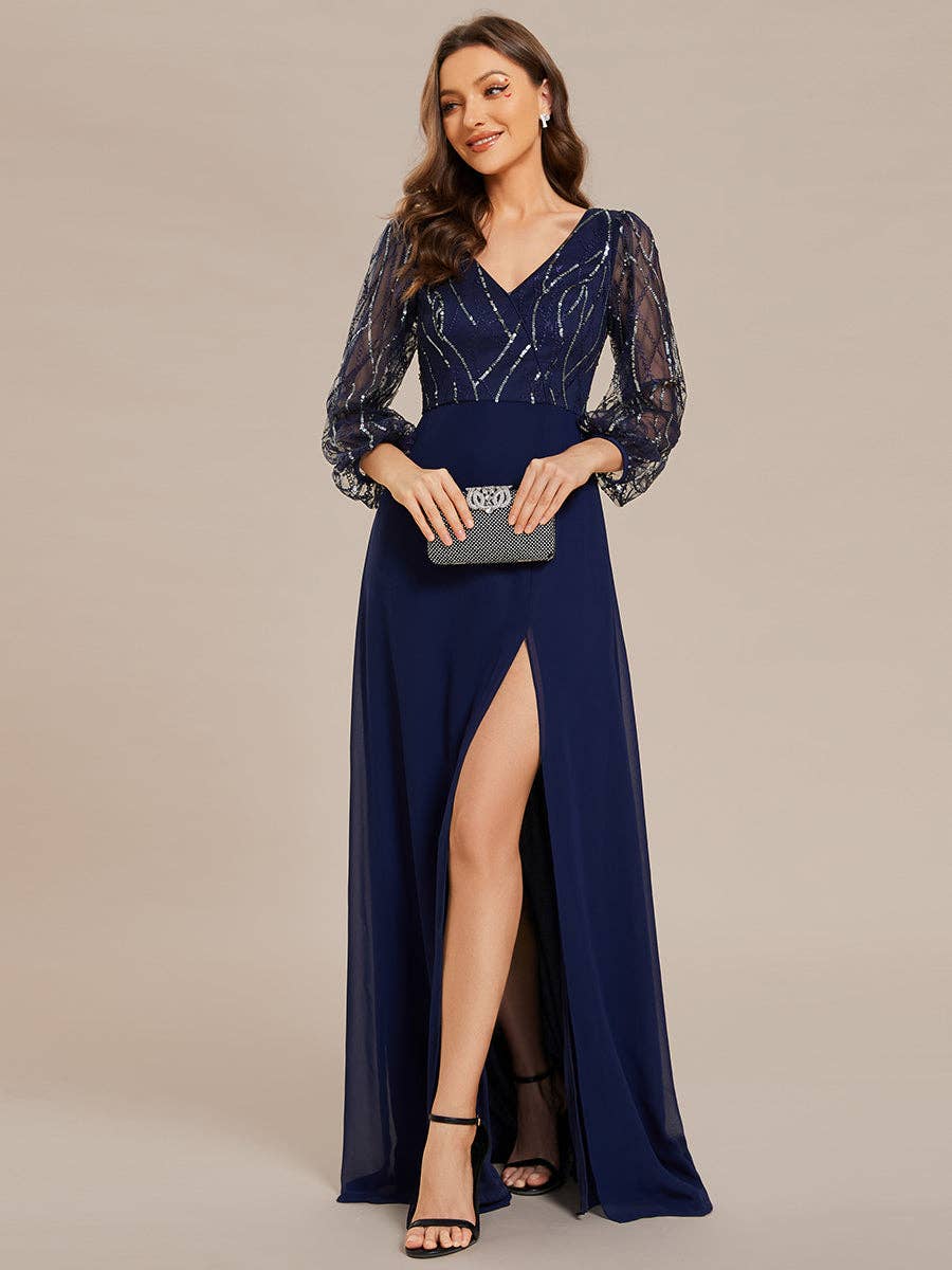 Sequin Evening Dress