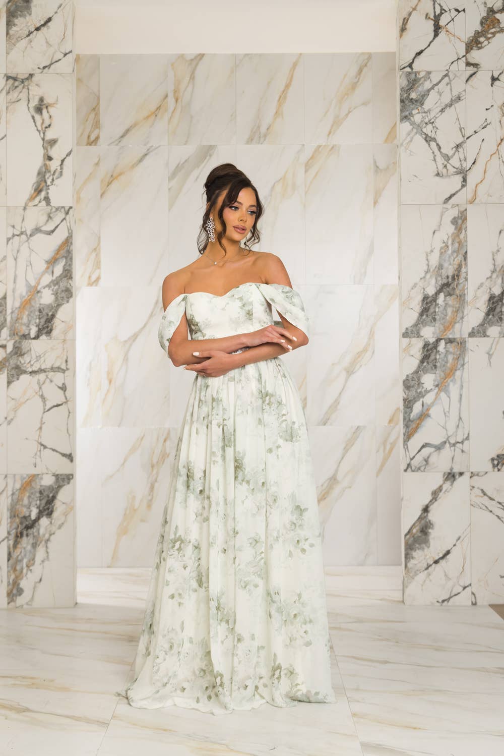 FLORY CHIFFON MAXI DRESS Ada's Boutique FLORY CHIFFON MAXI DRESS Ada's Boutique