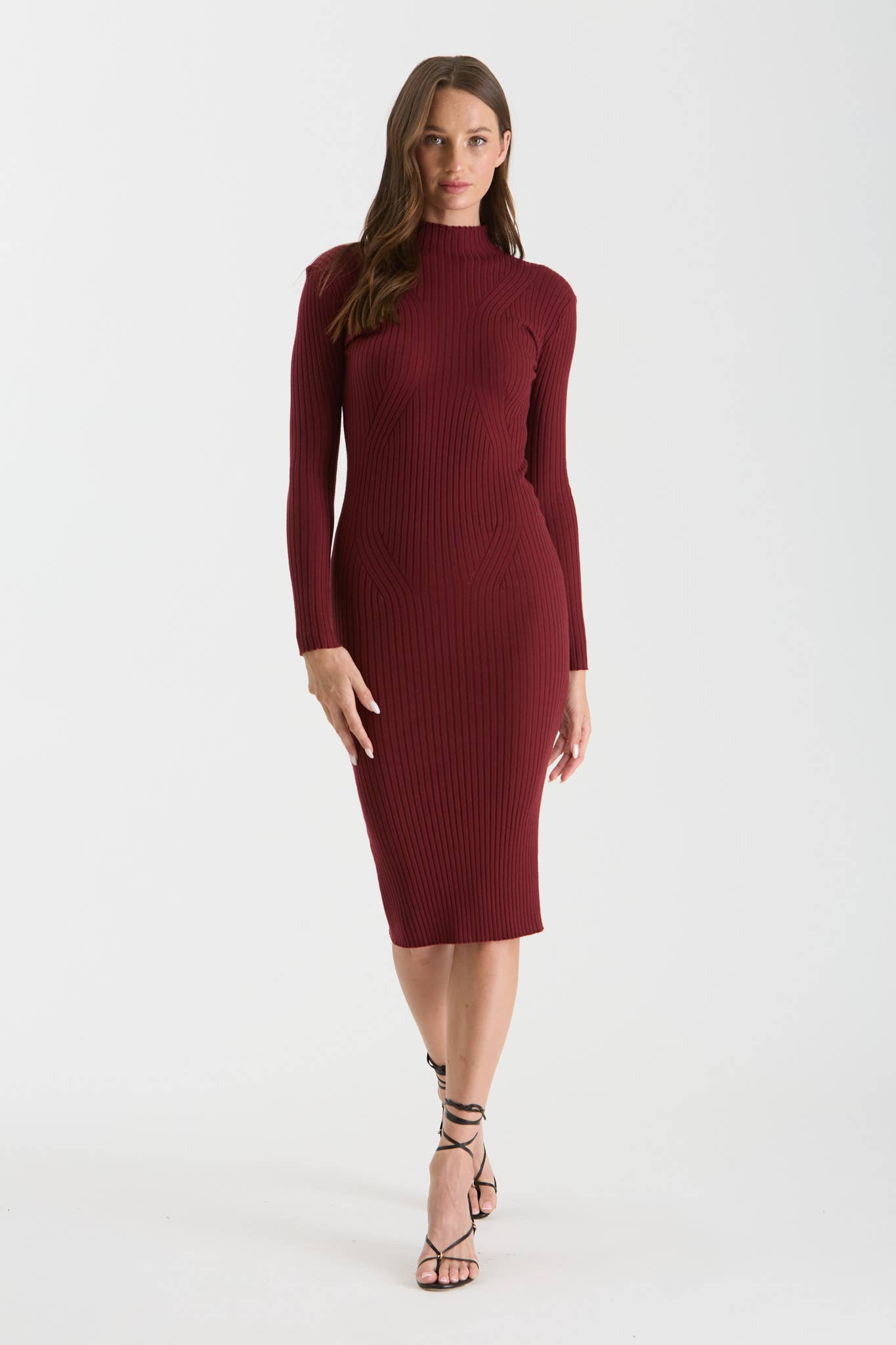 WINY BODYCON SWEATER KNIT MIDI DRESS Ada's Boutique WINY BODYCON SWEATER KNIT MIDI DRESS Ada's Boutique