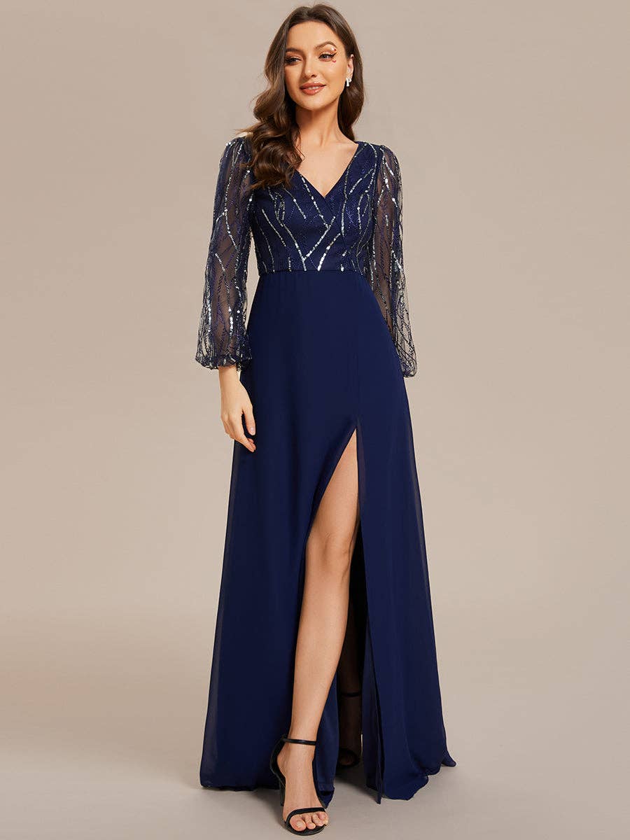 Sequin Evening Dress