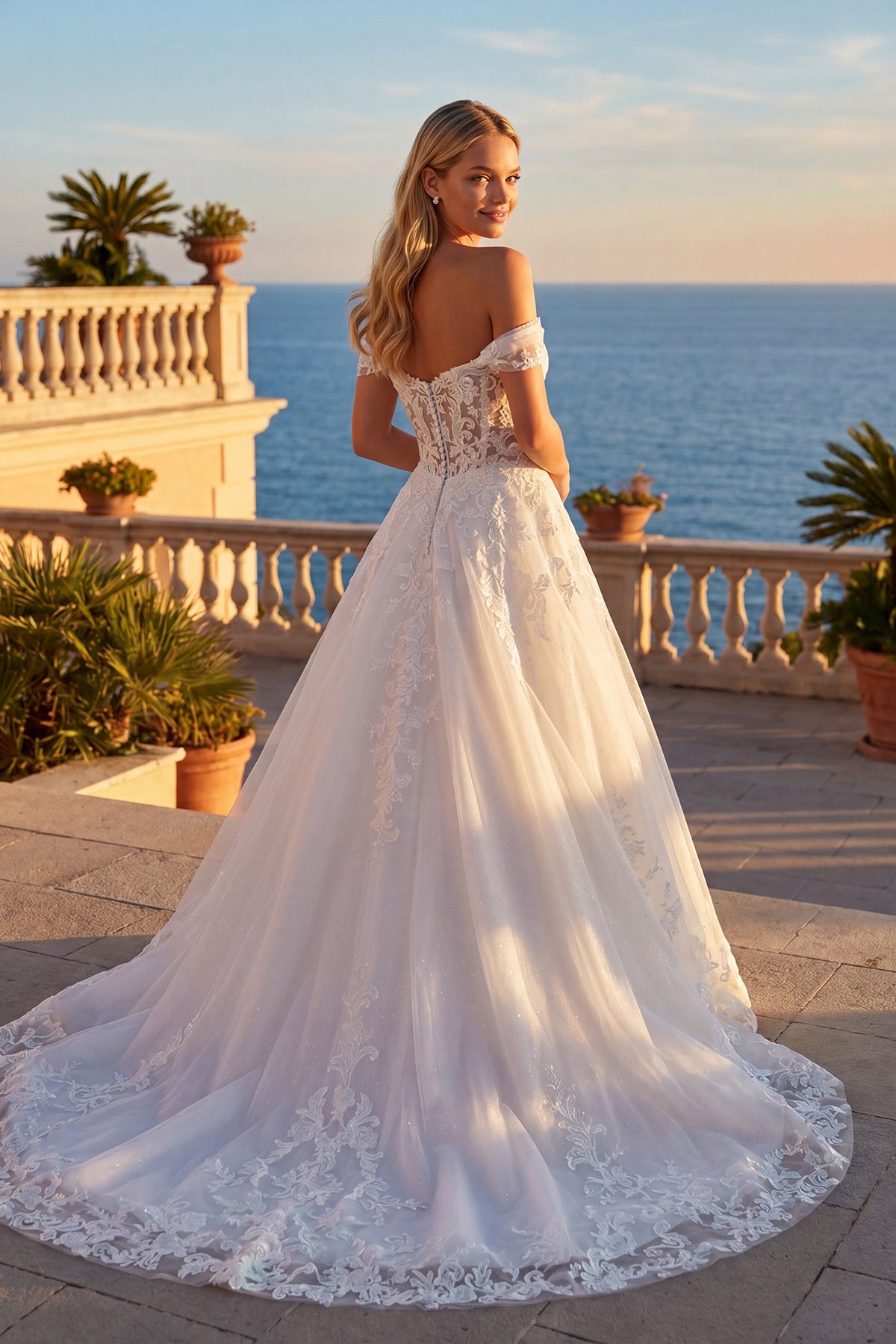 MELI-2634 WEDDING DRESS
