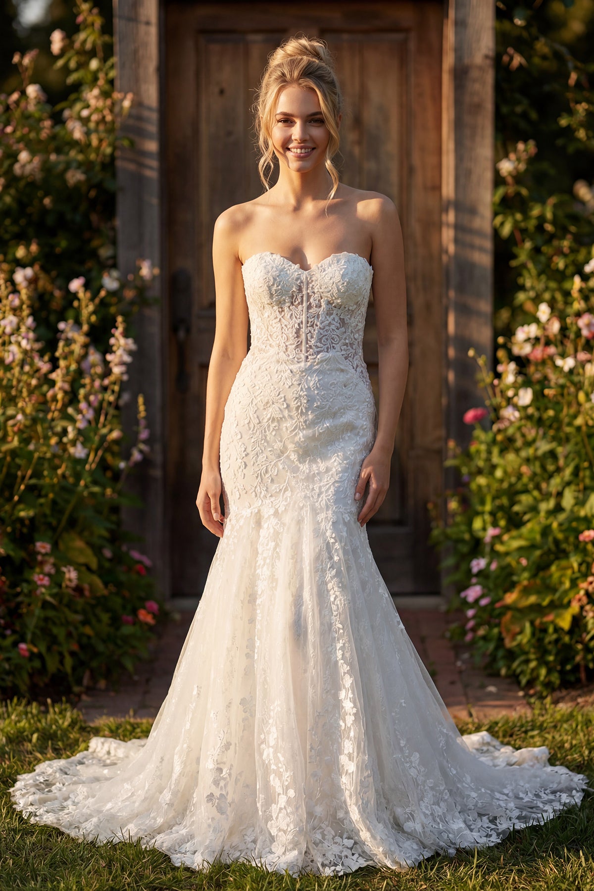 GINA-2666 WEDDING DRESS