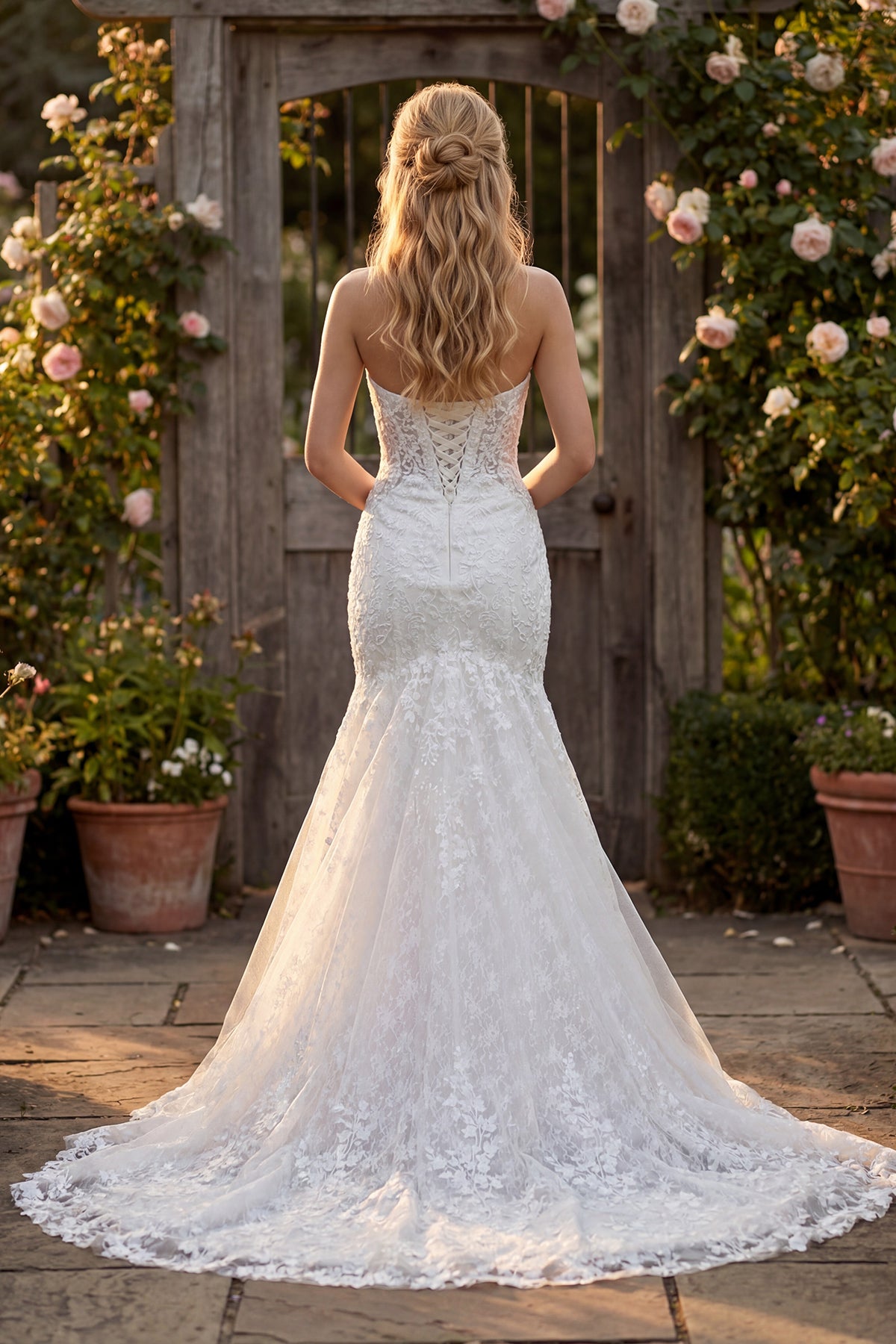 GINA-2666 WEDDING DRESS