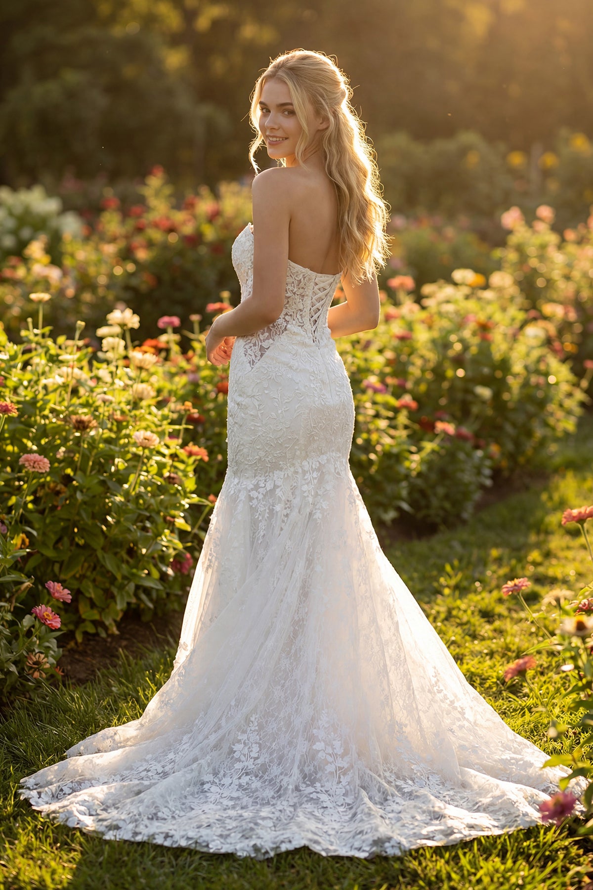 GINA-2666 WEDDING DRESS