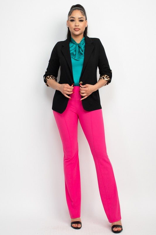 Animal Print Blazer