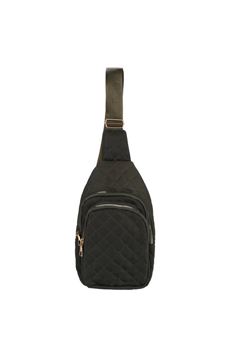 Quilted Single Strap Sling Bag