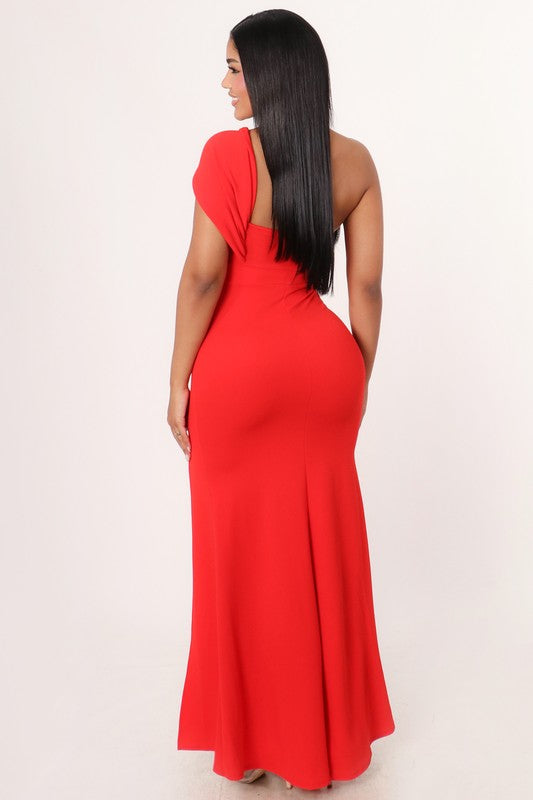 NEINE ONE SHOULDER DRESS