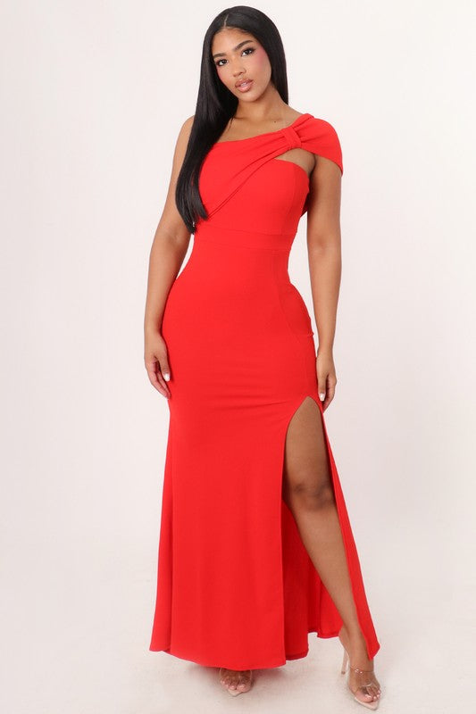 NEINE ONE SHOULDER DRESS