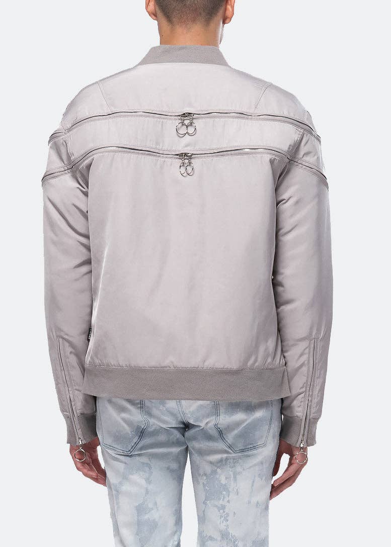 Men's Bomber Jacket with Zipper