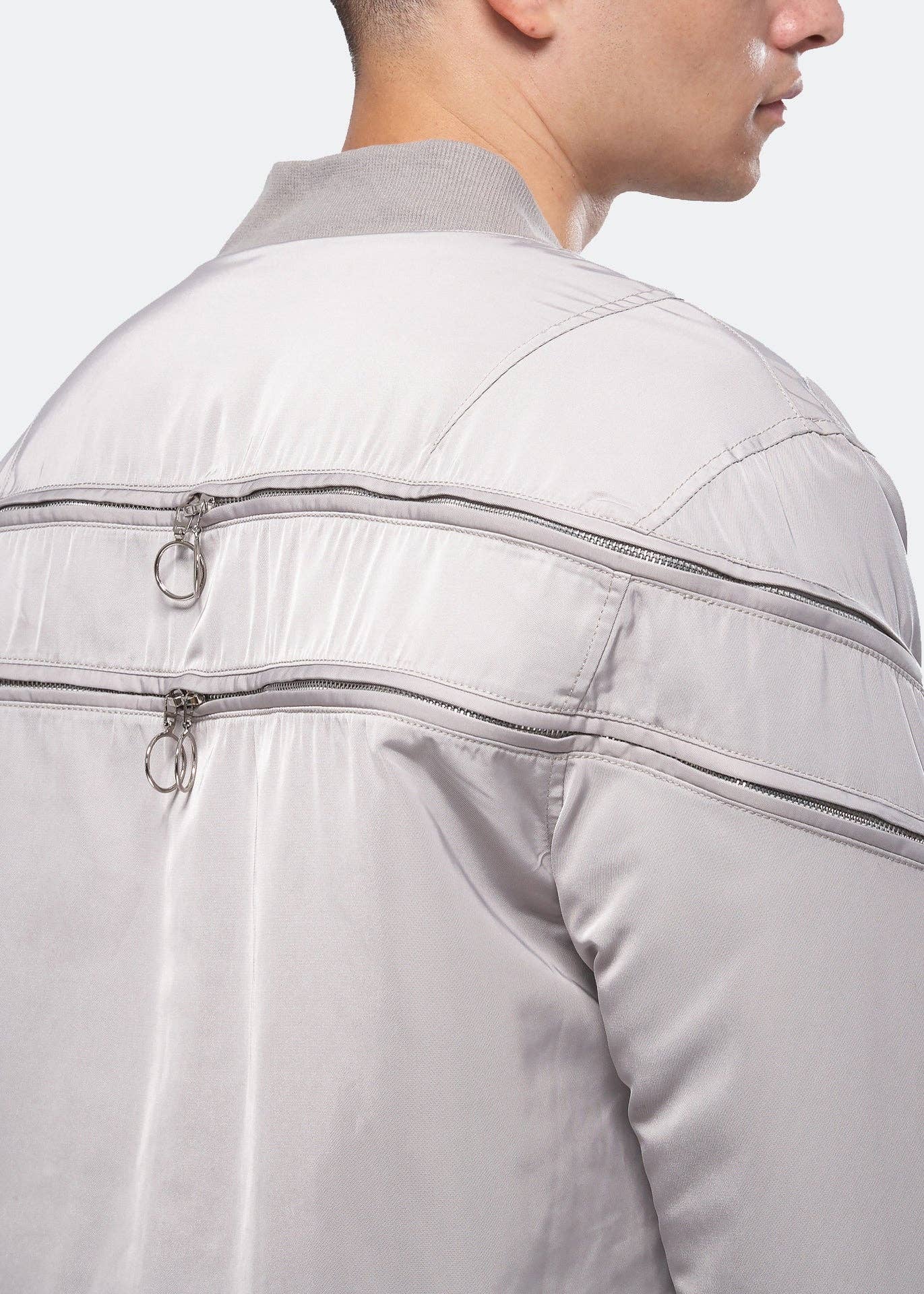 Men's Bomber Jacket with Zipper