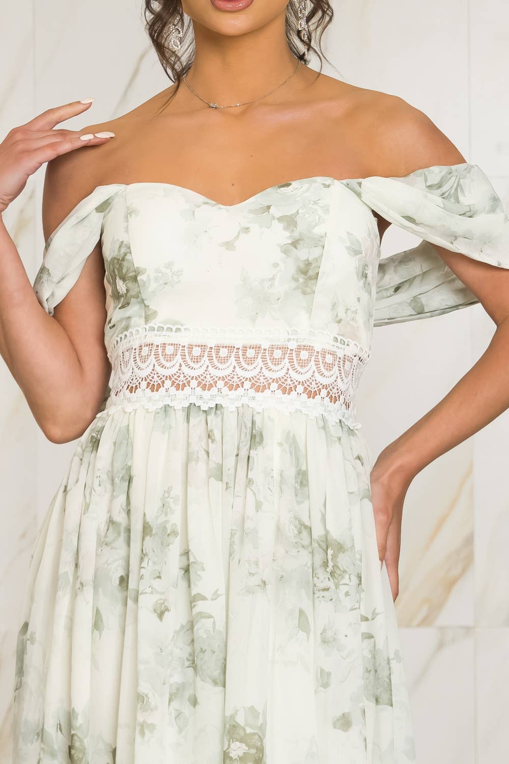 FLORY CHIFFON MAXI DRESS Ada's Boutique FLORY CHIFFON MAXI DRESS Ada's Boutique