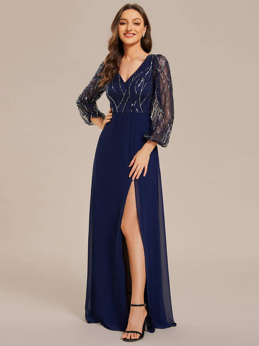 Sequin Evening Dress