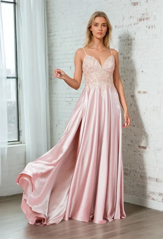 Champagne A-Line Dress